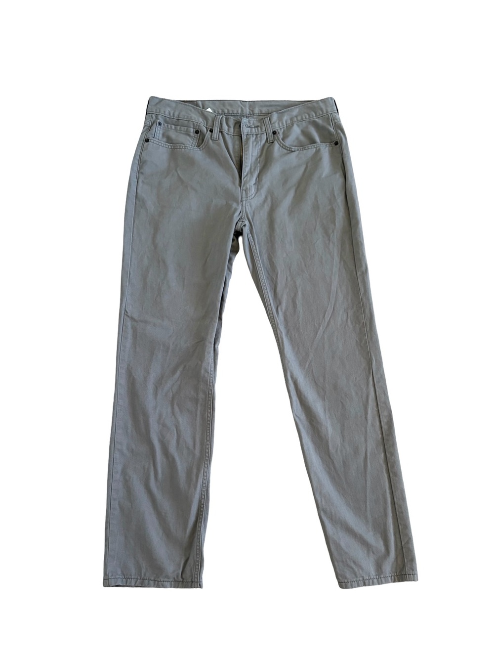 Levi's Men's Light Gray Straight Chinos